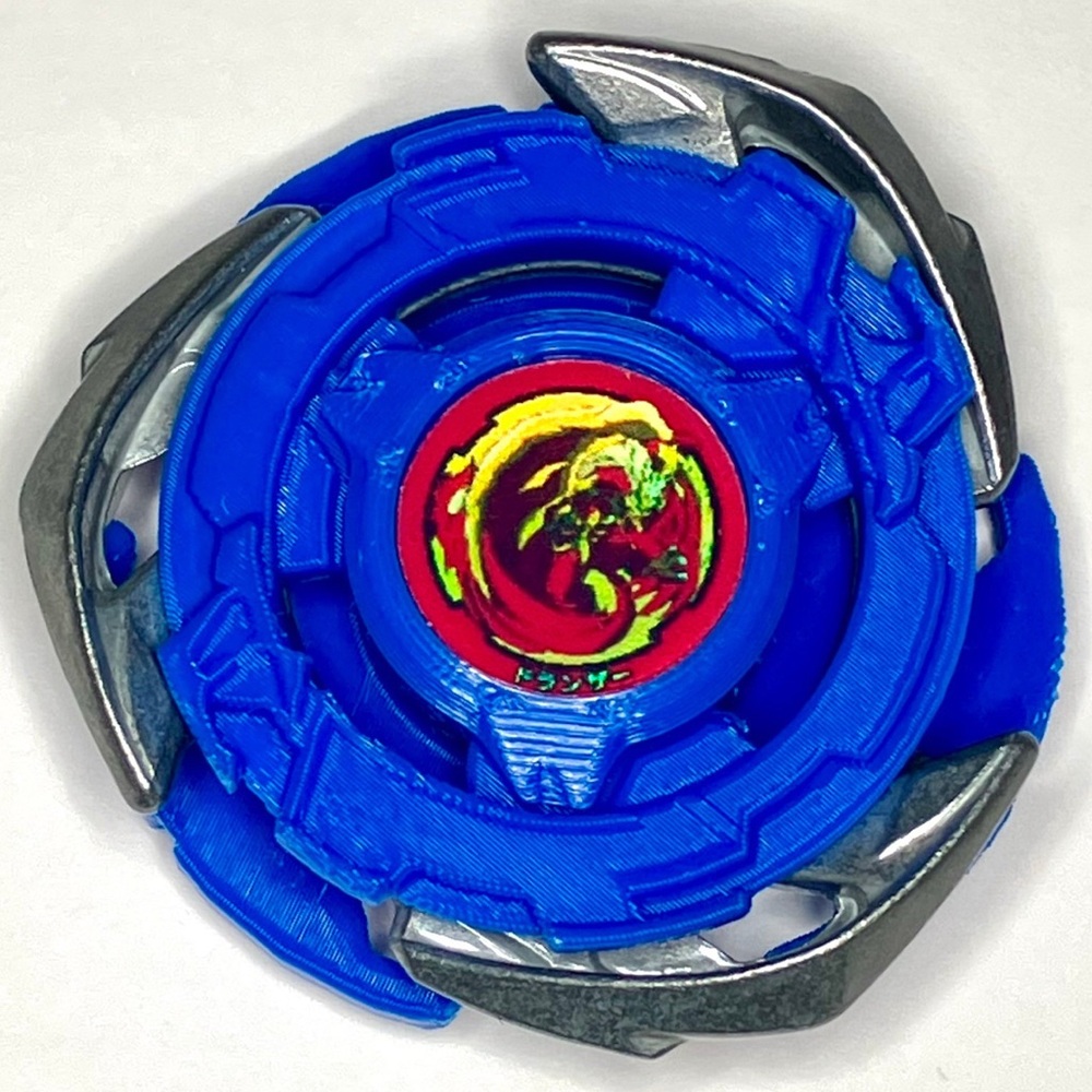 Beyblade CX | Brave Dranzer | Dual-Spin | 3D Print | PLA+ | AUTHENTIC METAL